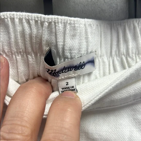 White High-Waisted Pants - Picture 3 of 4